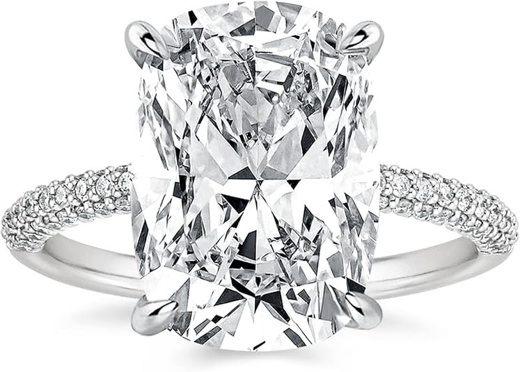 Elongated Cushion Cut Engagement Ring for Women 61hrhf9kw4l. ac sy535