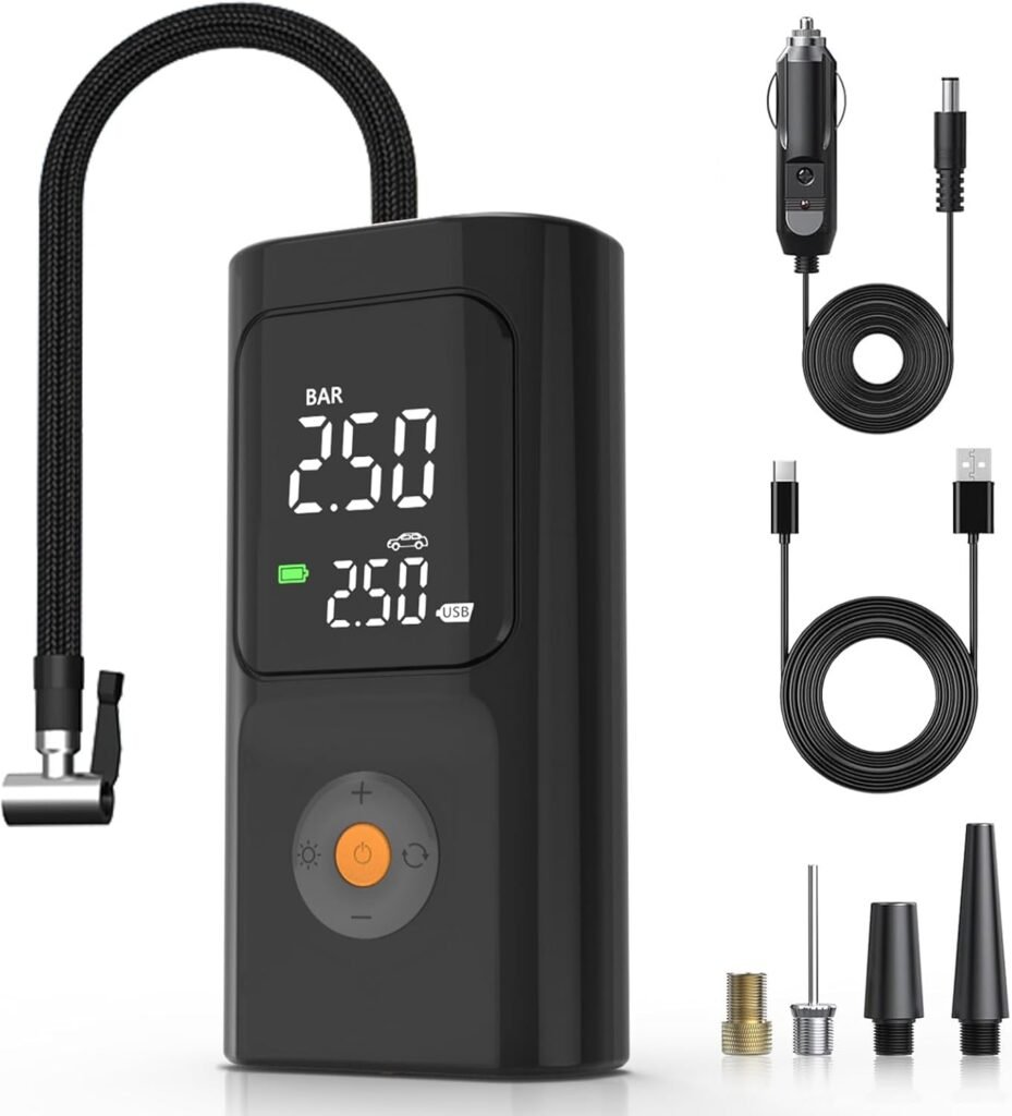 Tire Inflator Portable Air Compressor 61nrnsvw hl. ac sl1500