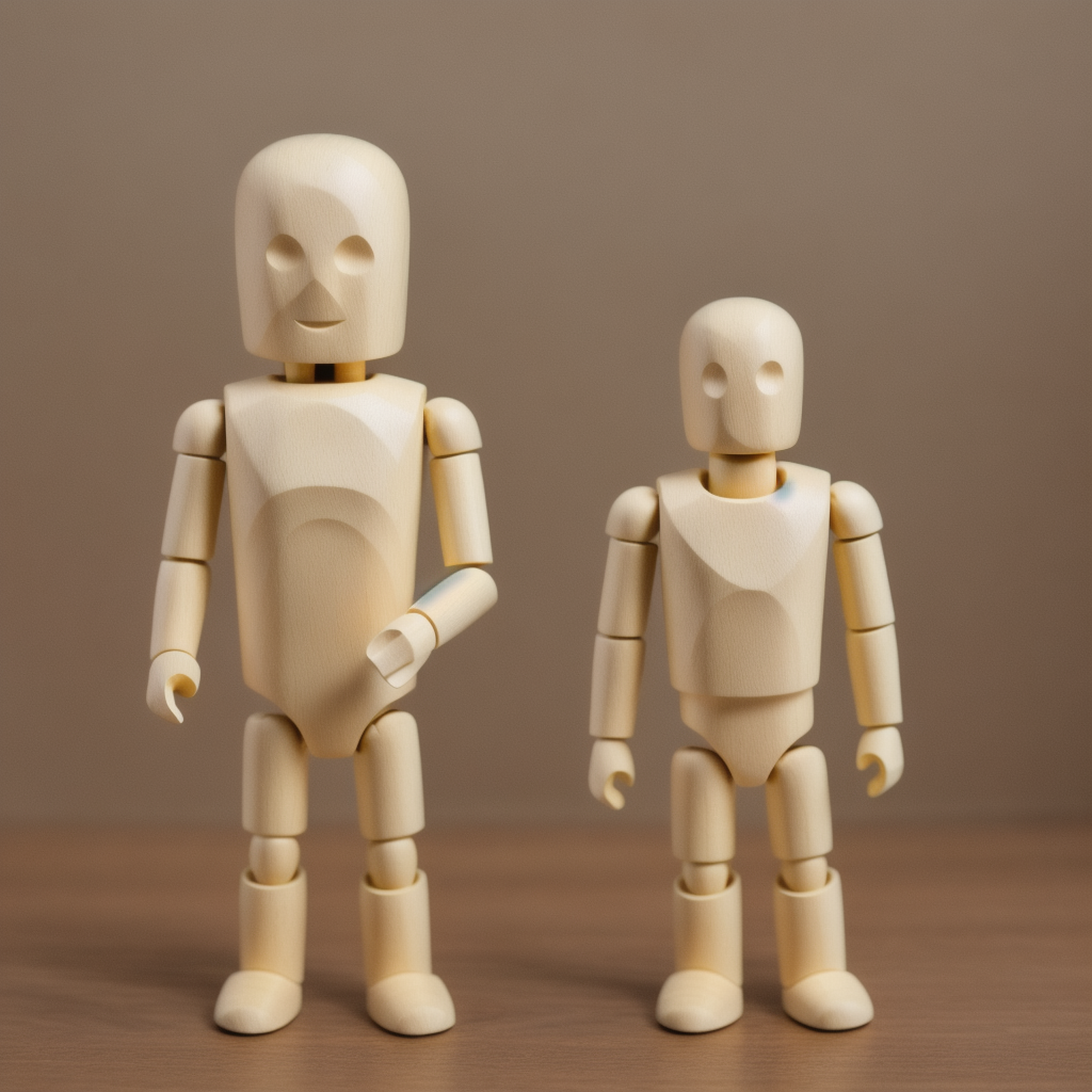 Wooden Man Figurine ai 1768919597